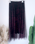 Jupe aubergine imprimé léopard - 𝐌𝐚𝐫𝐢𝐧𝐚𝟒𝟒𝐟𝐚𝐦𝐢𝐥𝐲