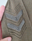 Cardigan kaki à écusson perles bijoux - 𝐌𝐚𝐫𝐢𝐧𝐚𝟒𝟒𝐟𝐚𝐦𝐢𝐥𝐲