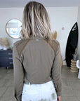 Chemise souple kaki