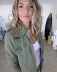 Veste militaire kaki - 𝐌𝐚𝐫𝐢𝐧𝐚𝟒𝟒𝐟𝐚𝐦𝐢𝐥𝐲