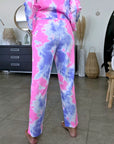 Ensemble veste + pantalon tie and dye
