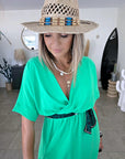 Robe vert vif avec sa ceinture japonaise - 𝐌𝐚𝐫𝐢𝐧𝐚𝟒𝟒𝐟𝐚𝐦𝐢𝐥𝐲