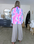 Pantalon 2&1 Bermuda beige-gris
