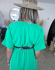 Robe vert vif avec sa ceinture japonaise - 𝐌𝐚𝐫𝐢𝐧𝐚𝟒𝟒𝐟𝐚𝐦𝐢𝐥𝐲