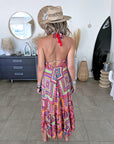 Robe asymétrique en soie