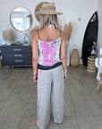 Débardeur taupe tie and dye