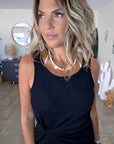 Robe noire en maille - 𝐌𝐚𝐫𝐢𝐧𝐚𝟒𝟒𝐟𝐚𝐦𝐢𝐥𝐲