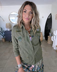 Veste militaire kaki - 𝐌𝐚𝐫𝐢𝐧𝐚𝟒𝟒𝐟𝐚𝐦𝐢𝐥𝐲