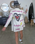 Veste longue en suédine à tags - 𝐌𝐚𝐫𝐢𝐧𝐚𝟒𝟒𝐟𝐚𝐦𝐢𝐥𝐲