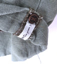 Combi-short vert en coton