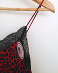 Débardeur rouge à imprimé léopard - 𝐌𝐚𝐫𝐢𝐧𝐚𝟒𝟒𝐟𝐚𝐦𝐢𝐥𝐲