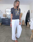 Pantalon blanc à jambes droites - 𝐌𝐚𝐫𝐢𝐧𝐚𝟒𝟒𝐟𝐚𝐦𝐢𝐥𝐲
