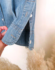 Chemise bleue rock'n'roll - 𝐌𝐚𝐫𝐢𝐧𝐚𝟒𝟒𝐟𝐚𝐦𝐢𝐥𝐲