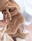 Bottes marron 100% cuir