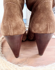 Bottes marron 100% cuir