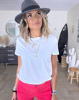 T-shirt blanc dos coeur dentelle - 𝐌𝐚𝐫𝐢𝐧𝐚𝟒𝟒𝐟𝐚𝐦𝐢𝐥𝐲