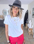 T-shirt blanc dos coeur dentelle - 𝐌𝐚𝐫𝐢𝐧𝐚𝟒𝟒𝐟𝐚𝐦𝐢𝐥𝐲