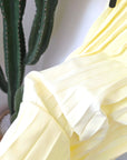 Robe smoking jaune