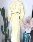 Robe smoking jaune