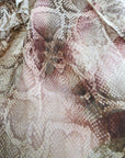 Blouse à imprimé python marron - 𝐌𝐚𝐫𝐢𝐧𝐚𝟒𝟒𝐟𝐚𝐦𝐢𝐥𝐲
