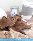 Bottes marron 100% cuir