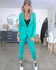 Pantalon chic vert