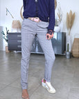 Pantalon chic à carreaux - 𝐌𝐚𝐫𝐢𝐧𝐚𝟒𝟒𝐟𝐚𝐦𝐢𝐥𝐲