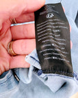 Chemise en denim bleu délavé