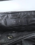 Short noir 100% cuir