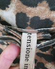 Pantalon à imprimé léopard