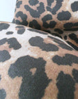 Pantalon à imprimé léopard