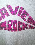 T-shirt gris la vie en rock fuchsia - 𝐌𝐚𝐫𝐢𝐧𝐚𝟒𝟒𝐟𝐚𝐦𝐢𝐥𝐲