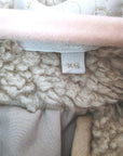 Manteau bouclette beige sans manche - 𝐌𝐚𝐫𝐢𝐧𝐚𝟒𝟒𝐟𝐚𝐦𝐢𝐥𝐲