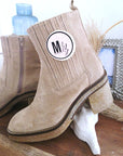 Bottines Janis beiges 100% cuir - ๐๐๐ซ๐ข๐ง๐๐๐๐๐๐ฆ๐ข๐ฅ๐ฒ