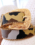 Ceinture à imprimé camouflage - 𝐌𝐚𝐫𝐢𝐧𝐚𝟒𝟒𝐟𝐚𝐦𝐢𝐥𝐲