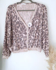 Cardigan à imprimé léopard double sens - 𝐌𝐚𝐫𝐢𝐧𝐚𝟒𝟒𝐟𝐚𝐦𝐢𝐥𝐲