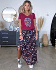 T-shirt bordeaux mexicain - 𝐌𝐚𝐫𝐢𝐧𝐚𝟒𝟒𝐟𝐚𝐦𝐢𝐥𝐲