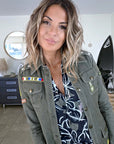 Robe chemise kaki militaire 2&1 - 𝐌𝐚𝐫𝐢𝐧𝐚𝟒𝟒𝐟𝐚𝐦𝐢𝐥𝐲