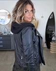 Perfecto 100% cuir noir 2&1 - 𝐌𝐚𝐫𝐢𝐧𝐚𝟒𝟒𝐟𝐚𝐦𝐢𝐥𝐲