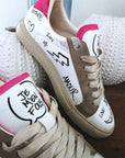 Baskets ZV1747 blanche à tags 100% cuir - 𝐌𝐚𝐫𝐢𝐧𝐚𝟒𝟒𝐟𝐚𝐦𝐢𝐥𝐲