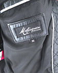 Perfecto noir matelassé 100% cuir