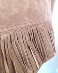 Veste marron taupe sans manche 100% cuir nubuck - 𝐌𝐚𝐫𝐢𝐧𝐚𝟒𝟒𝐟𝐚𝐦𝐢𝐥𝐲