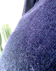 Cardigan bleu marine à maille douce - 𝐌𝐚𝐫𝐢𝐧𝐚𝟒𝟒𝐟𝐚𝐦𝐢𝐥𝐲