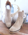 Bottines Janis beiges 100% cuir - ๐๐๐ซ๐ข๐ง๐๐๐๐๐๐ฆ๐ข๐ฅ๐ฒ