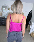 Débardeur fuchsia style lingerie - 𝐌𝐚𝐫𝐢𝐧𝐚𝟒𝟒𝐟𝐚𝐦𝐢𝐥𝐲