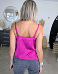 Débardeur fuchsia style lingerie - 𝐌𝐚𝐫𝐢𝐧𝐚𝟒𝟒𝐟𝐚𝐦𝐢𝐥𝐲