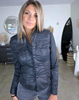 Chemise huilée noire - 𝐌𝐚𝐫𝐢𝐧𝐚𝟒𝟒𝐟𝐚𝐦𝐢𝐥𝐲
