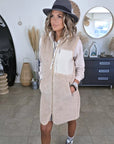 Manteau sans manche beige à bouclette - 𝐌𝐚𝐫𝐢𝐧𝐚𝟒𝟒𝐟𝐚𝐦𝐢𝐥𝐲