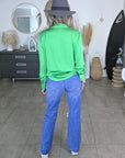 Chemise verte lumineuse