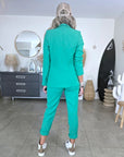 Pantalon chic vert